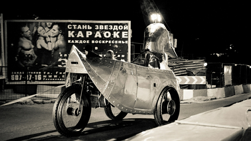 Illustration for article titled Flame shooting Russian duck car is not your average "duckmobile"